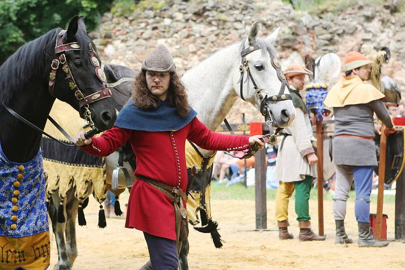 Návštěvníci zříceniny boskovického hradu se v sobotu vrátili o několik staletí zpátky v čase. Míjeli rytířské ležení, středověkou krčmu a historické tržiště. Na udatných rytířích se blýskala historická zbroj. Hradní čeládka se starala o koně.