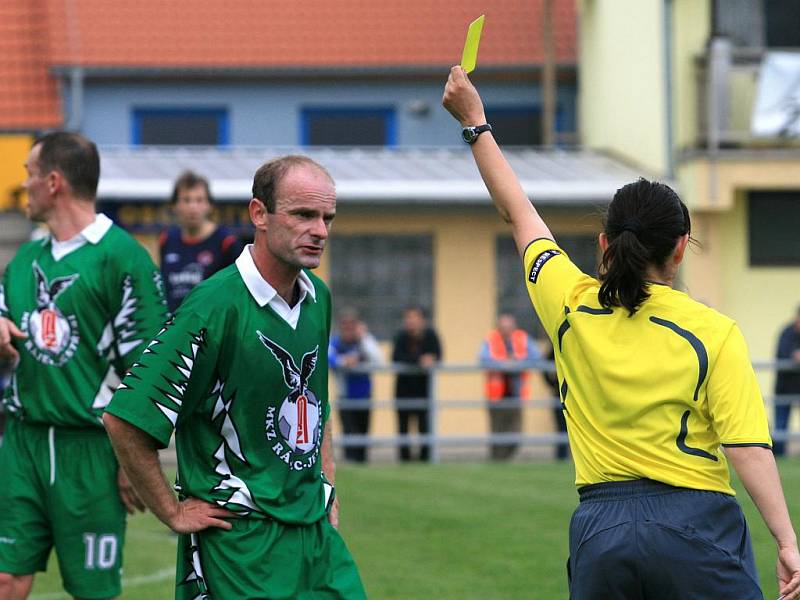 Fotbalisté Rájce-Jestřebí porazili v krajském přeboru Židenice 5:2 a vedou tabulku.