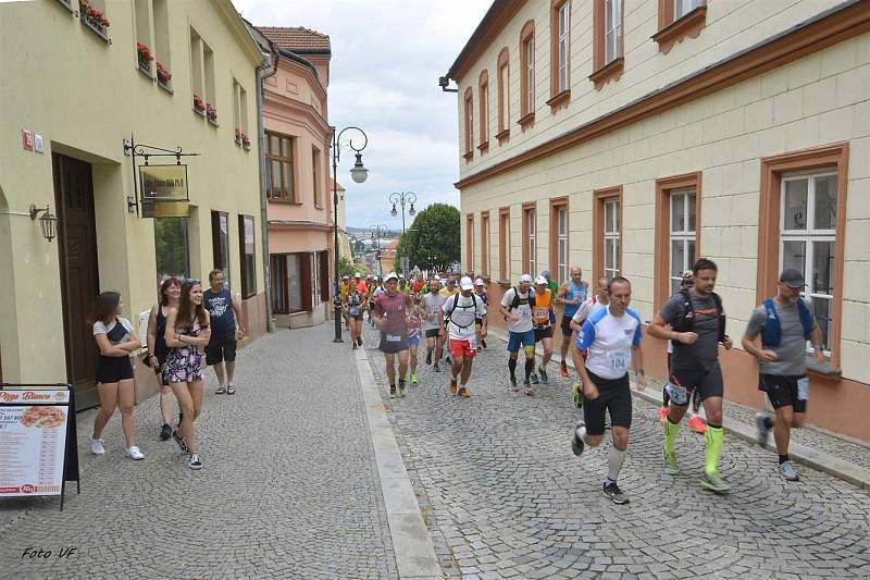 Start etapy Moravského ultramaratonu.