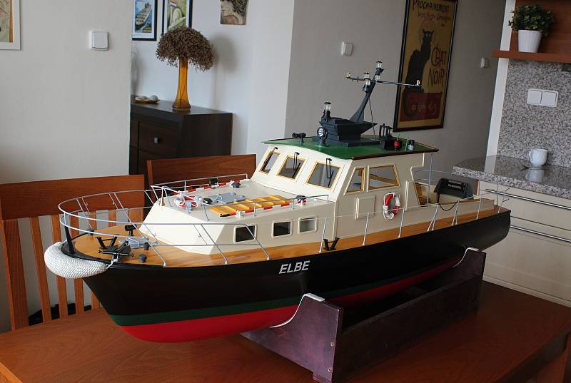 Pavel Urban z Blanska se lodnímu modelářství věnuje od mládí. Rád by ještě vyrobil velký model válečné lodi.
