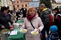 Polévka pro chudé i bohaté v Boskovicích v roce 2019. 