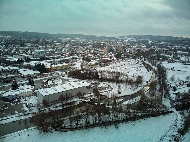 Takto vypadala blanenská lokalita "Skleníky" v ulici Poříčí na konci listopadu.