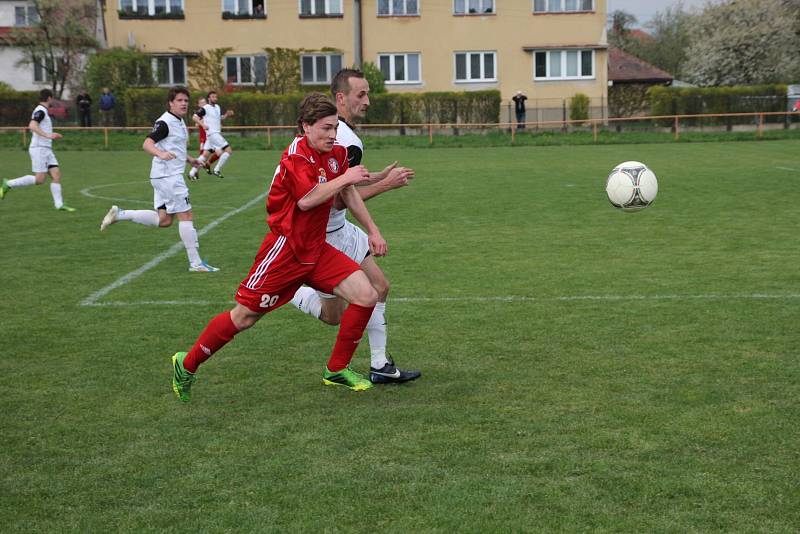 Fotbalisté Kunštátu porazili v derby I. A třídy Boskovice 4:1.