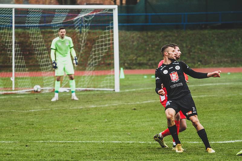 FORTUNA:NÁRODNÍ LIGA: Blansko (červená) - Hradec Králové.