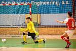 V 15. kole futsalové divize rozdrtil PRO STATIC Blansko kanonýry z Arsenalu Brno 13:2.