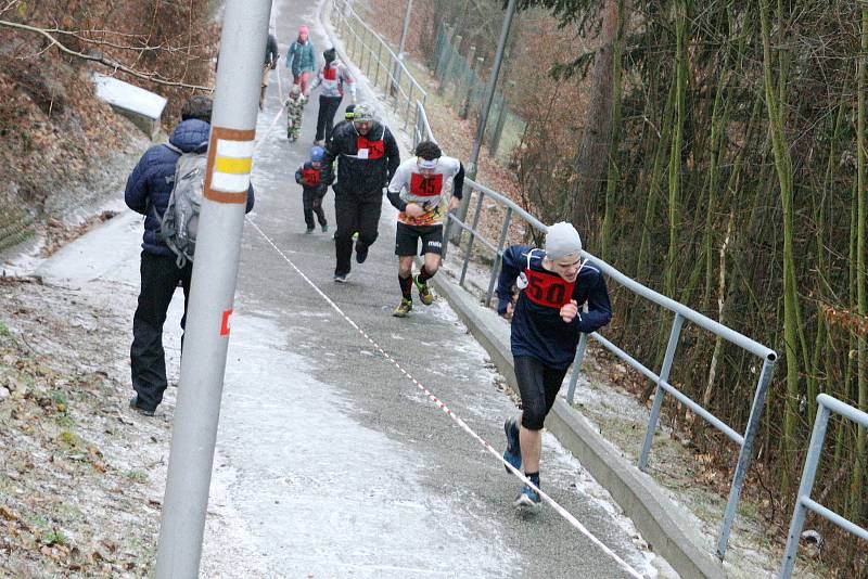 Adamovští už po deváté pořádali Mikulášský běh do vrchu. Tamní Vlásenku zdolalo třiasedmdesát běžců.