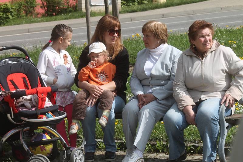 Blanenští vzpomněli sedmdesáté výročí konce druhé světové války u památníku Rudoarmějce.