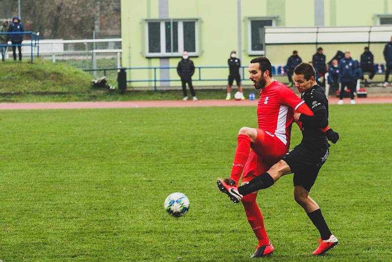 FORTUNA:NÁRODNÍ LIGA: Blansko (červená) - Hradec Králové.