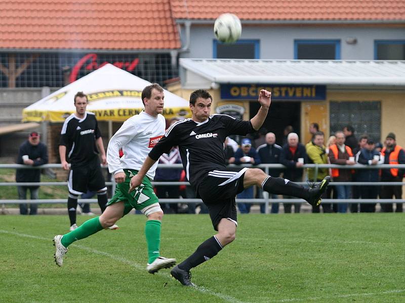 Ráječtí fotbalisté prohráli s Podivínem 1:3.