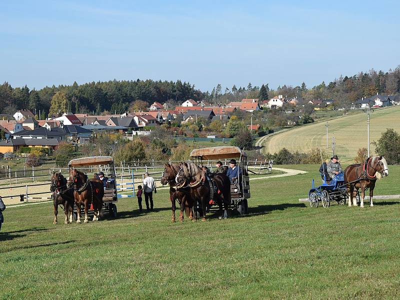 Hubertova jízda na Těchově.