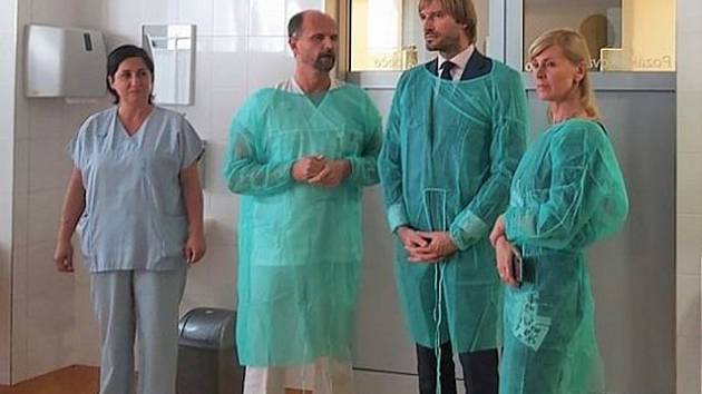 Ministr zdravotnictví Adam Vojtěch navštívil blanenskou nemocnici