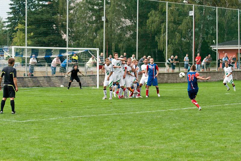 Blanenští fotbalisté rozprášili Rousínov. Vyhráli 5:1.