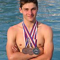 Blanenský plavec Milan Kučera vybojoval na mistrovství republiky tři medaile.