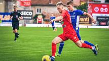 3. kolo Mol Cupu: Zbrojovka Brno (červená) - Vysočina Jihlava 1:0. Foto: FC Zbrojovka Brno/Martin Tajč