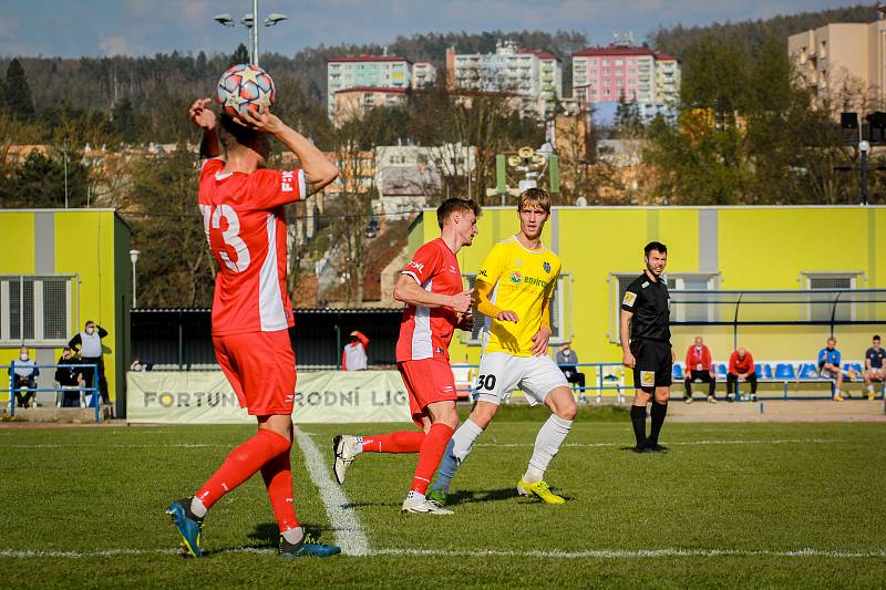 Blanenští fotbalisté prohráli ve 20. kole FORTUNA:NÁRODNÍ LIGY na domácím hřišti s Jihlavou 1:3.