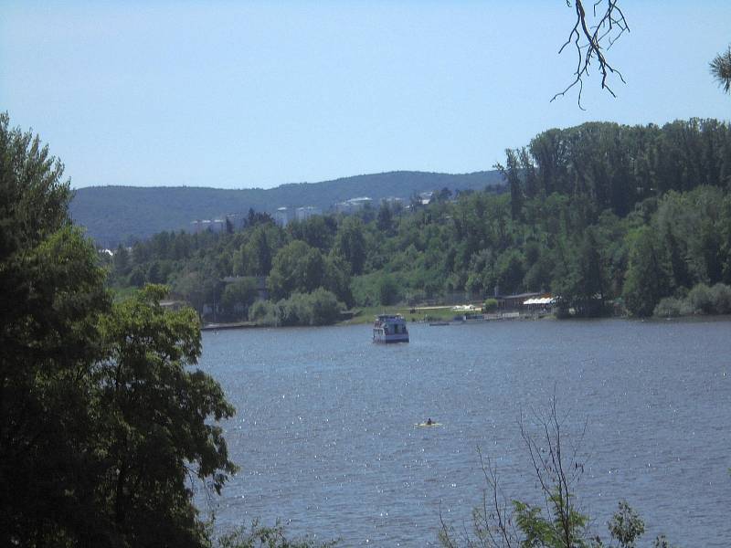 Tentokrát turisté z Adamova zamířili k Brněnské přehradě.