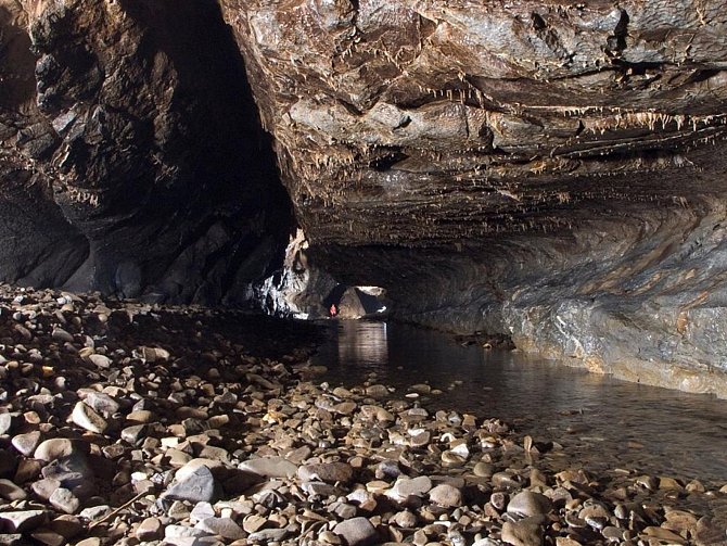 Chodba samoty v Amatérské jeskyni.