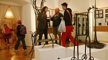 Kování, umělecké odlévání, smaltování nebo kovorytectví. To vše viděli ve čtvrtek večer návštěvníci Muzea Blansko, kteří zamířili na vernisáž výstavy Kovové umění.