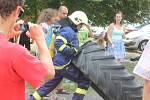 Olešničtí hasiči pořádali v sobotu první ročník závodu v silovém víceboji. Soutěžilo v něm dvacet mužů a pět žen.