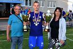 Kuřimský útočník Petr Musil slavil zisk poháru v Břeclavi i s rodiči.