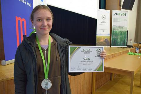 Jednatřicet školáků v úterý bojovalo o umístění v semifinále Mladého zemědělce. Prvenstvím se blýskla Natálie Mandelíková.