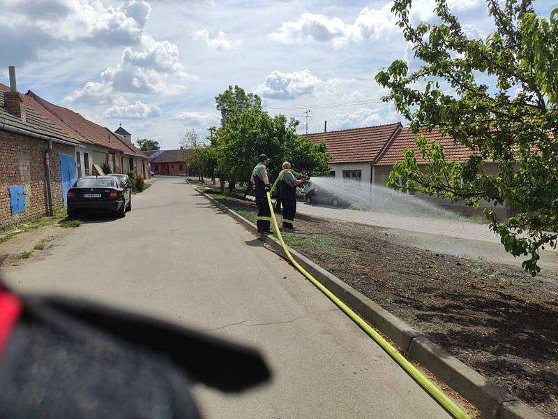 SDH Starovičky má devatenáct dospělých členů, kteří zasahují v obci i jejím okolí.