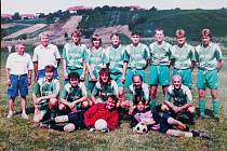 Za bořetický tým nastupoval v devadesátých letech legendární František Veselý (na snímku vpravo dole).
