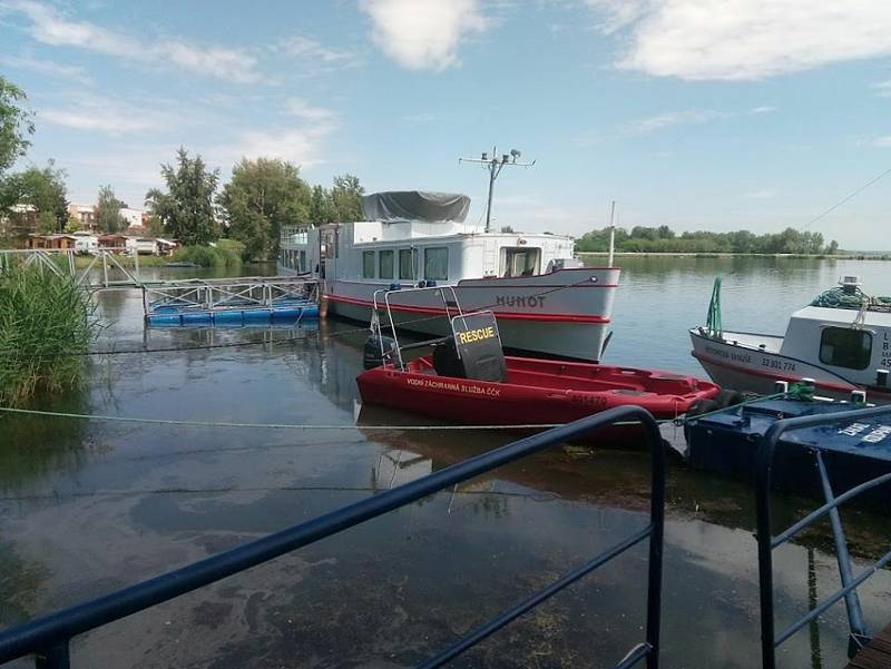 Historická loď Munot už je po opravě na Nových Mlýnech.