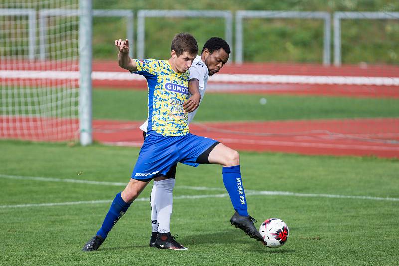 Fotbalové utkání mezi FC Slovan Havlíčkův Brod a MSK Břeclav.