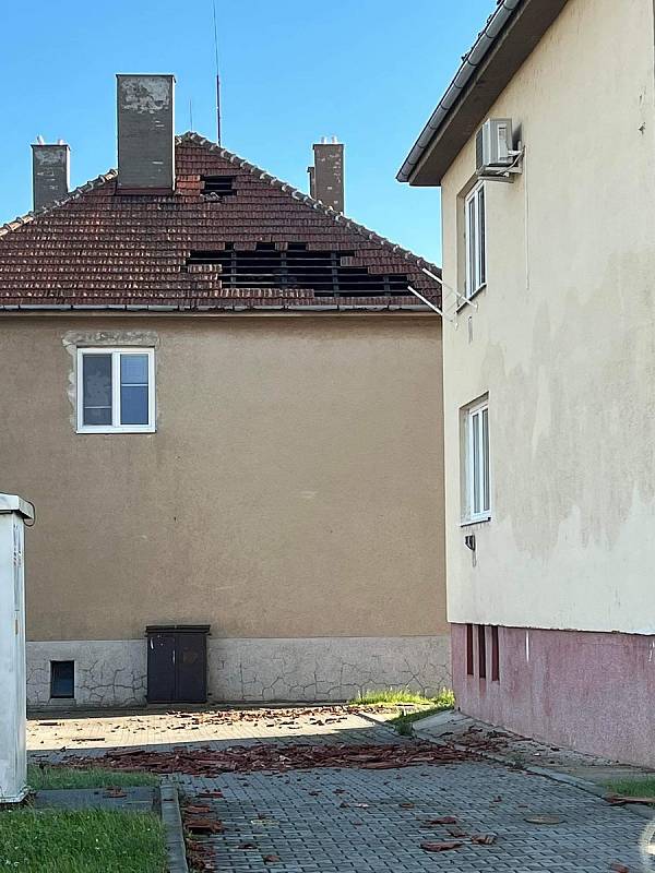 Vichřice napáchala škody také v Lanžhotě na Břeclavsku. Bylo to tornádo, potvrdili odborníci.