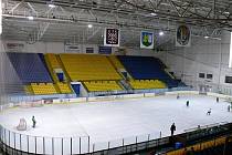 Zimní stadion v Břeclavi.