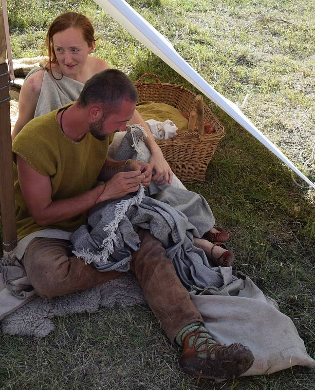 Hradisko u Mušova na Brněnsku hostilo první ročník Římsko-barbarského festivalu Germania subacta