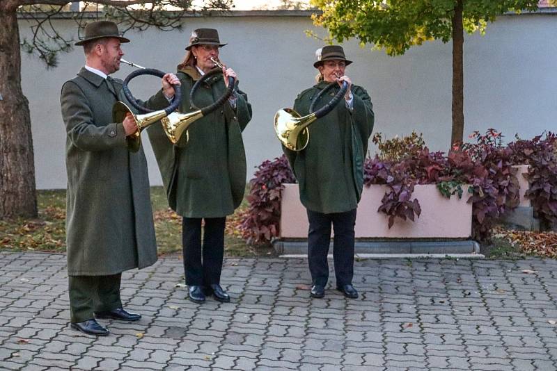 Myslivci a věřící se sešli ve Velkých Pavlovicích na svatohubertské mši.