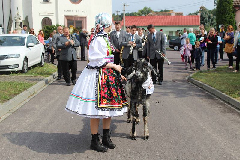 V Jevišovce oslavili tradiční chorvatské hody. S kozlem