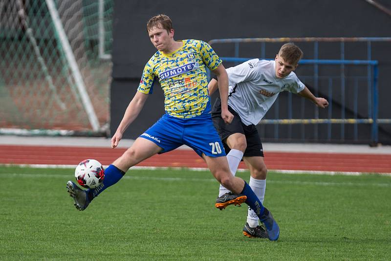 Fotbalové utkání mezi FC Slovan Havlíčkův Brod a MSK Břeclav.