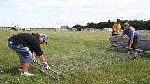 Letiště v Břeclavi se připravuje na festival Creamfields.