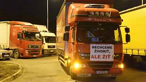 Několik kilometrů mají kolony kamionů, které vznikají na dálnici D2 u hranic se Slovenskem.