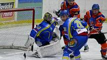 Předposlední jižanské hokejové derby vyhráli na ledě Lvů hodonínští Drtiči.