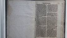 Vzácnou bibli z dob císaře Rudolfa II. mají v Boleradicích na Břeclavsku.
