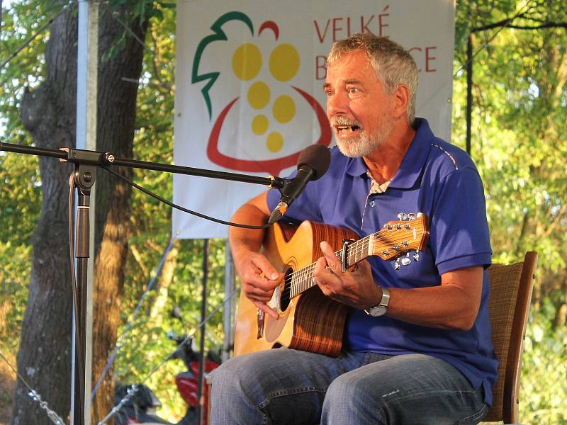 Zpívající právník Ivo Jahelka na velkobílovickém folkovém a country festivalu Úlety. 