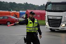 Kontroly na hranicích se Slovenskem budou podle policie prováděny flexibilním způsobem přiměřeným aktuální hrozbě.  Ilustrační foto.
