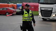 Kontroly na hranicích se Slovenskem budou podle policie prováděny flexibilním způsobem přiměřeným aktuální hrozbě.  Ilustrační foto.