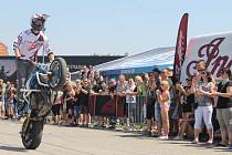 Tisíce motorkářů a návštěvníků zamířily na Euro Bike Fest do pasohláveckého kempu Merkur. Užívali si například kaskadérská vystoupení nebo večerní koncerty.