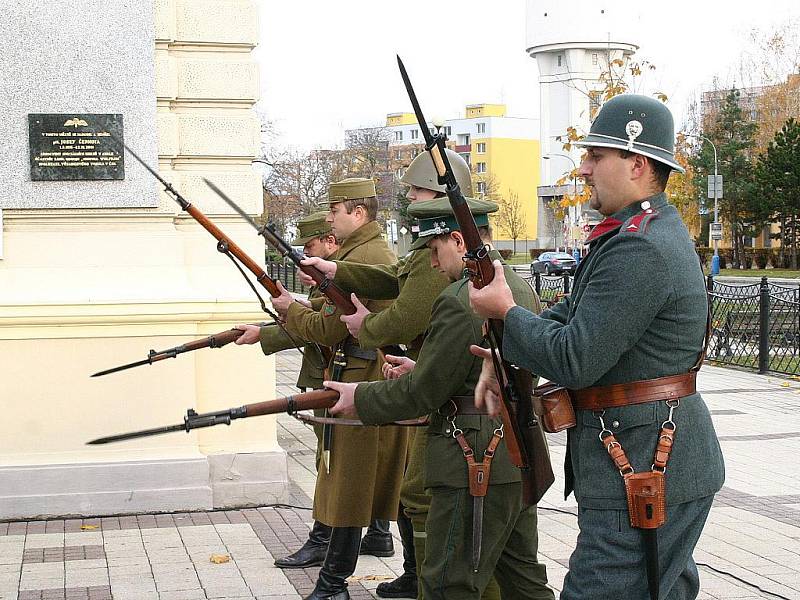 Břeclavští uctili válečné veterány.