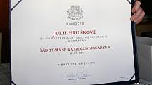 Julie Hrušková neměla jednoduchý život. Úsměv jí ale přesto zůstal. 