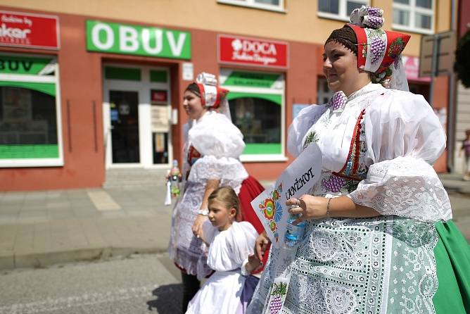 Setkání přátel jižní Moravy v břeclavském podzámčí.