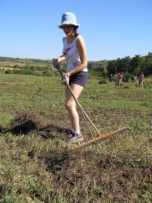 Účastníci mezinárodního dobrovolnického tábora INEX