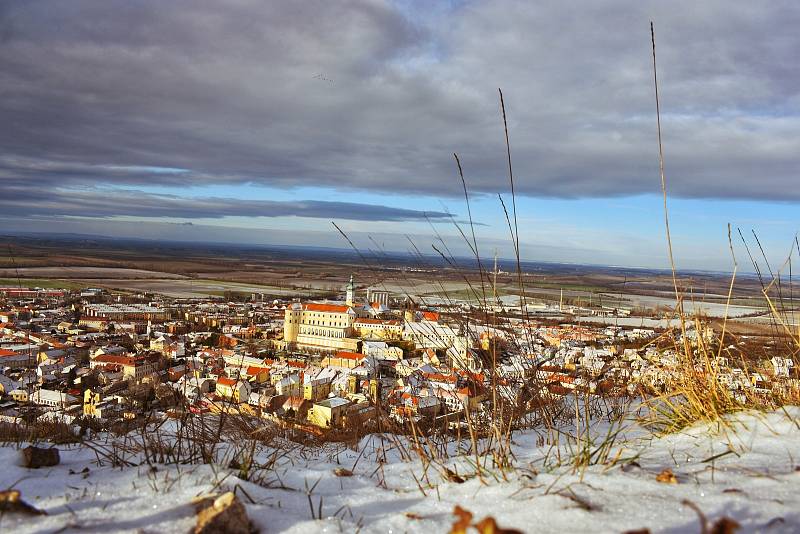 Mikulovský Svatý kopeček a jeho zimní nádhera. Foto: Jana Úlehlová