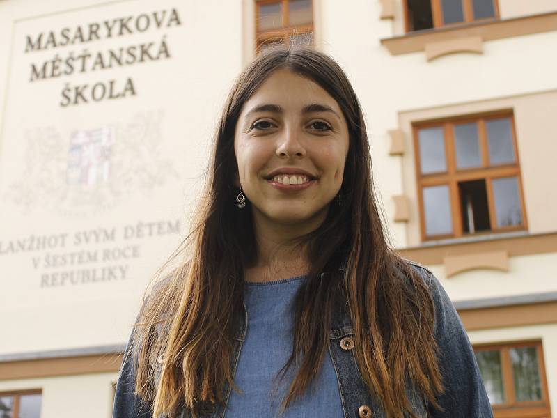 Mexická studentka Alexia Meza strávila týden v Břeclavi a Lanžhotě.