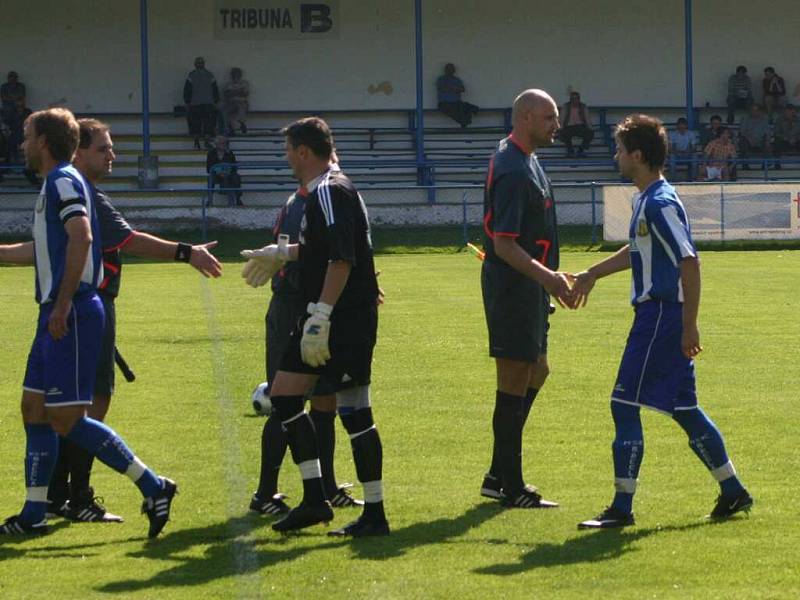 Břeclavští fotbalisté vyprovodili jihlavské béčko čtyřmi trefami.